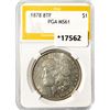 Image 1 : 1878 8TF Morgan Silver Dollar PGA MS61