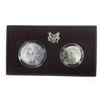 Image 2 : 1989 US Congressional Silver Set (2 Coins) UNC