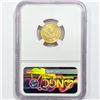 Image 2 : 1906 $2.50 Gold Quarter Eagle NGC MS62