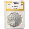 Image 1 : 1999 American Silver Eagle PGA MS70