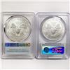 Image 2 : 2009, 2021 Ty 2 Set (2) ASE PCGS MS70