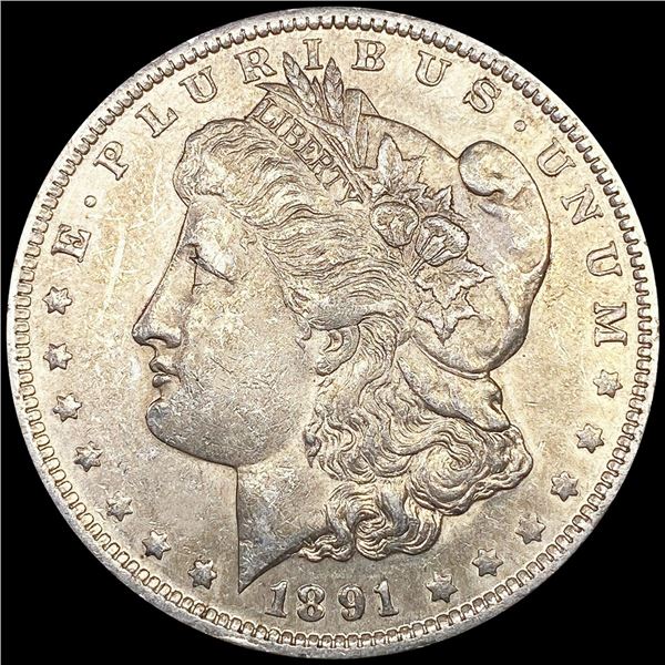 1891-O Morgan Silver Dollar CLOSELY UNCIRCULATED