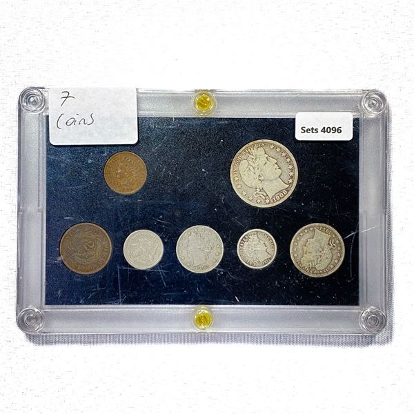 1864-1914 Type Coin Set (7 Coins)