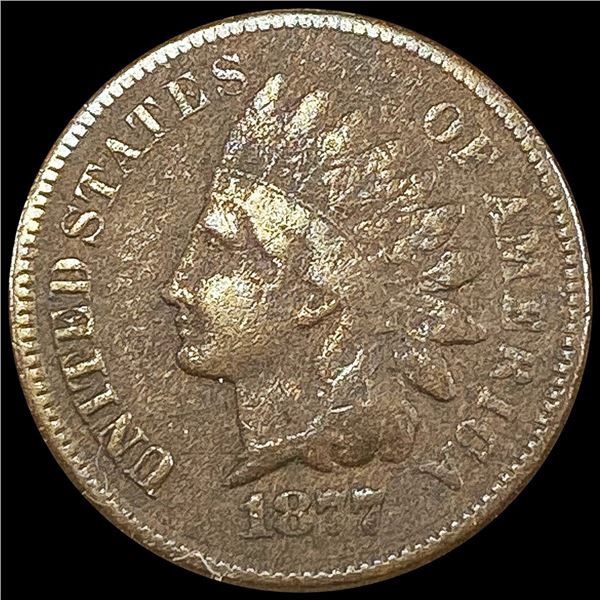 1877 Indian Head Cent NICELY CIRCULATED