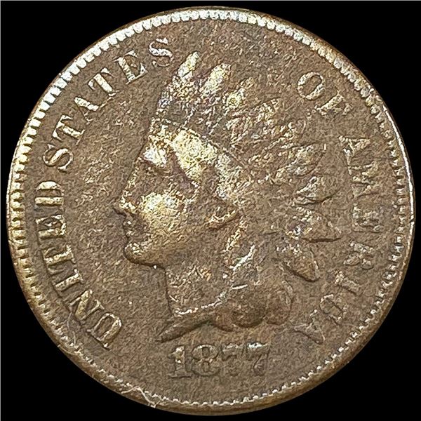 1877 Indian Head Cent NICELY CIRCULATED