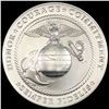 Image 2 : Marine Corps Silver Commem. Round SUPERB GEM BU