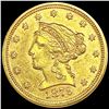 Image 1 : 1879 $2.50 Gold Quarter Eagle UNCIRCULATED