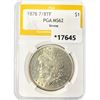 Image 1 : 1878 7/8TF Morgan Silver Dollar PGA MS62 Strong
