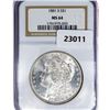 Image 1 : 1881-S Morgan Silver Dollar NGC MS64