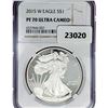 Image 1 : 2015-W American Silver Eagle NGC PF70 UC