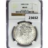 Image 1 : 1898-O Morgan Silver Dollar NGC MS63