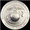 Image 2 : US Marine Corp Silver Medallion SUPERB GEM BU