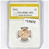 Image 1 : 1972 Wheat Cent PGA MS68+ RED, DDO