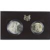 Image 1 : 1989 US Congressional Coin Set (2 Coins)