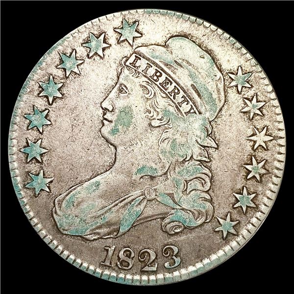 1823 Capped Bust Half Dollar NICELY CIRCULATED