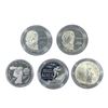 Image 1 : 1983-1993 US Commem Silver Coins (5 Coins)