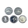 Image 2 : 1983-1993 US Commem Silver Coins (5 Coins)