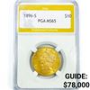 Image 1 : 1896-S $10 Gold Eagle PGA MS65