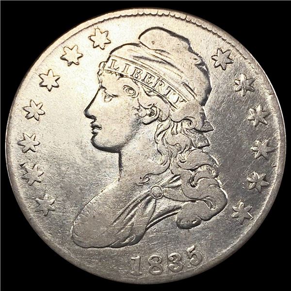 1835 Capped Bust Half Dollar NICELY CIRCULATED