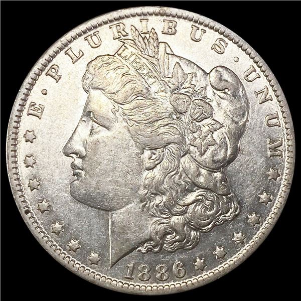 1886-O Morgan Silver Dollar NEARLY UNCIRCULATED