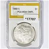 Image 1 : 1880-S Morgan Silver Dollar PGA MS64 DMPL