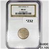 Image 1 : 1857 Flying Eagle Cent NGC MS62