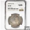 Image 1 : 1874-CC Silver Trade Dollar NGC AU58