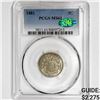 Image 1 : 1881 CAC Shield Nickel PCGS MS61