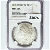Image 1 : 1878 7TF Morgan Silver Dollar NGC MS61 PL Rev 78