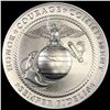 Image 2 : Marine Corps Silver Commem. Round SUPERB GEM BU