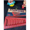 Image 2 : Lot Of Vintage Toys, Xylophone, 3 Fisher Price Toys, 2 Wooden