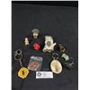 Image 1 : Lot Of Cool Collectibles - Harley Davidson, Key Rings, Pin Etc