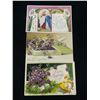 Image 2 : 6 Very Early 1900's Easter Postcards