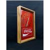 Image 2 : Coca-Cola Framed Mirror Clock. Approx. 14"x10"