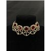 Image 1 : Large Red & White Rhinestone Necklace