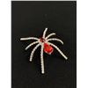 Image 1 : Large Rhinestone Spider Brooch