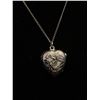 Image 2 : Sterling Silver Heart Locket & Sterling Silver Chain