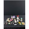 Image 1 : Misc Lot Of Cute Figurines, Avon Collectibles, Pewter, etc