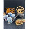 Image 2 : Cute Cat Lot, Mugs, Figurines Etc