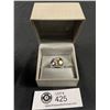 Image 1 : Pretty Rhinestone Ring, Marked Jan