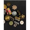 Image 2 : Miscellaneous Military Tin and Button Lot