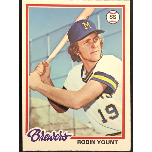 1978 O-PEE-CHEE Robin Yount (HOF)