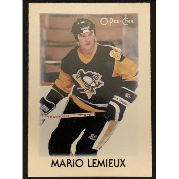 1987-88 O-PEE-CHEE MINI Mario Lemieux (HOF)