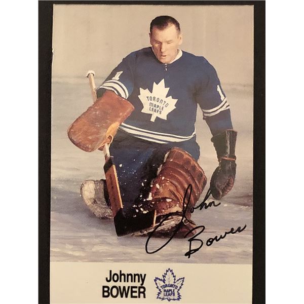 1989-90 ESSO Johnny Bower (HOF)