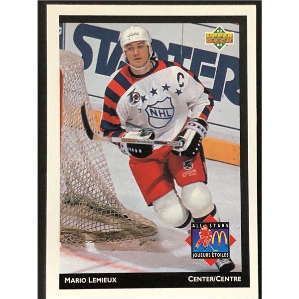 1993-94 UPPER DECK McDONALDS Mario Lemieux (HOF)