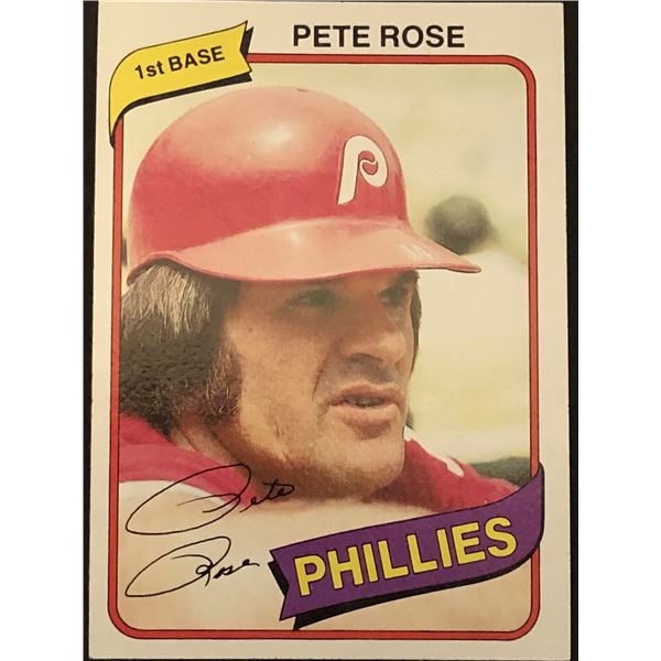 1980 TOPPS Pete Rose