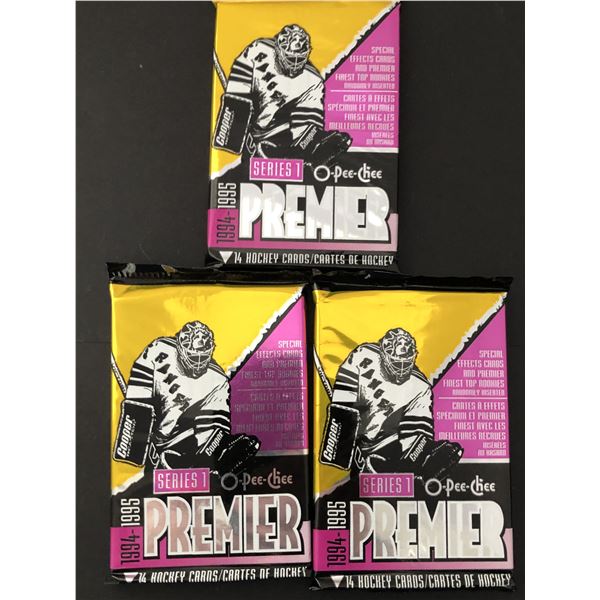 1994-95 O-PEE-CHEE PREMIER Hockey foil packs (3 packs)