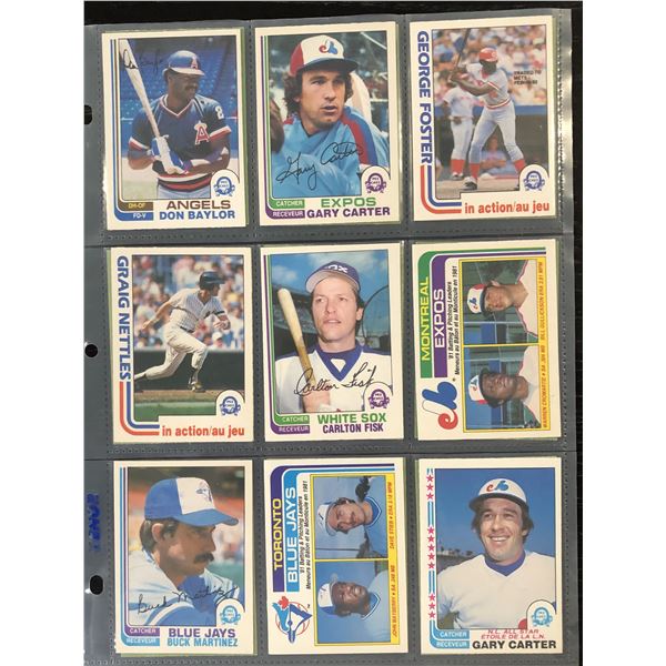 1982 O-PEE-CHEE Baseball collection - over 200 assorted cards
