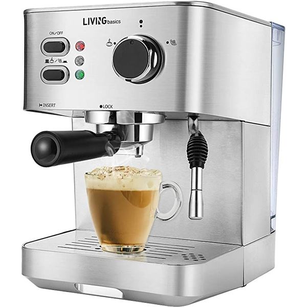 LIVING Basics  15 Bar espresso maker (store return)