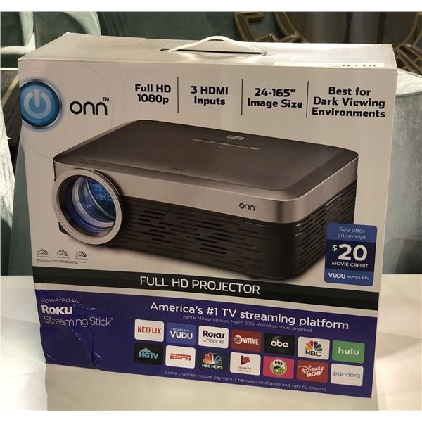 ONN full HD projector (box damaged)